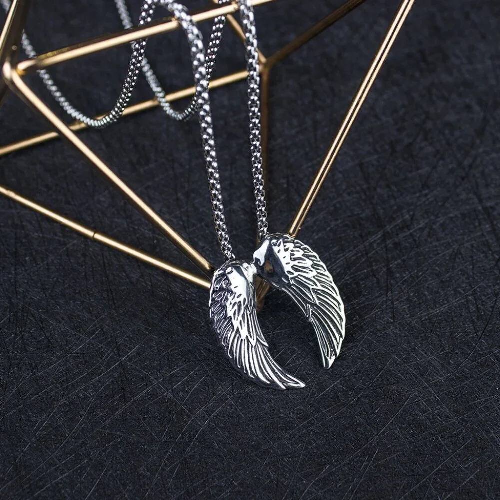 Feather Angel Wings Necklace for Men/Women, BL55590010